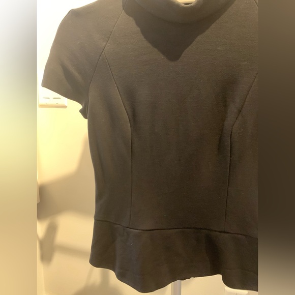Hugo Boss peplum mock neck tee - Picture 4 of 6